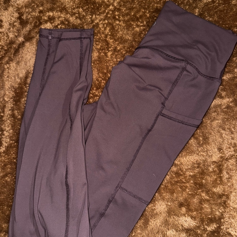 Dusty Purple High-Waisted Leggings
